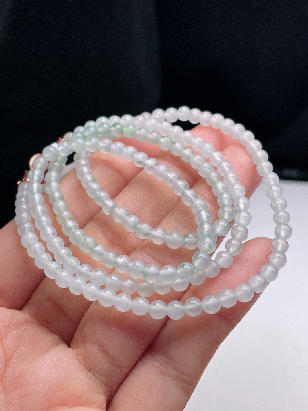 ️ 158颗冰种小米珠项链