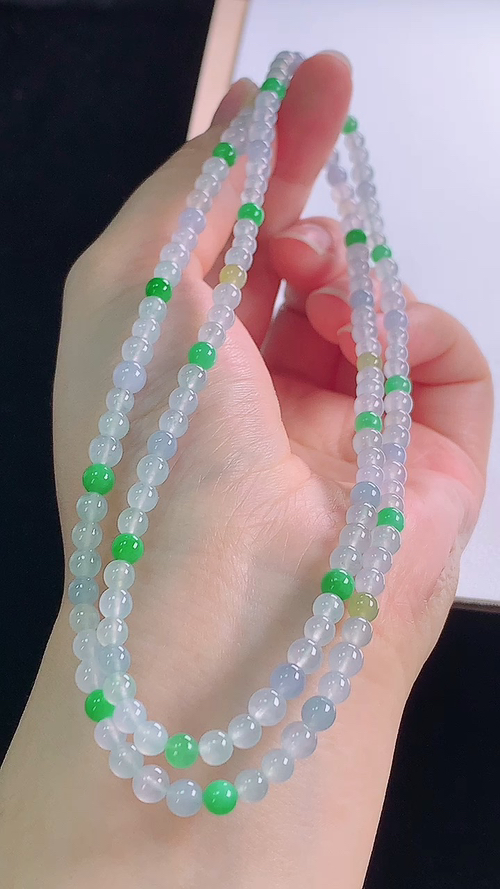 多彩项链，尺寸:4.1-4.1mm 23