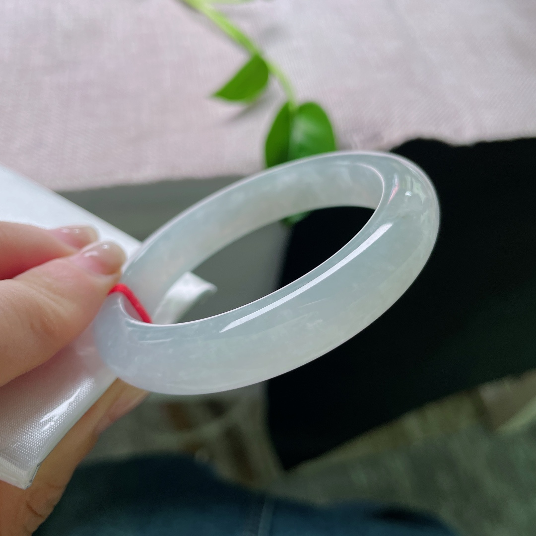 冰晴底正圈，清润通透，清丽脱俗，充满无限遐想，晶体纹，ss53191a