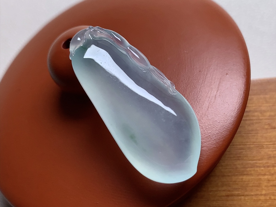 ️ 玻璃种福瓜 种水，底子干净，尺寸30*14*6