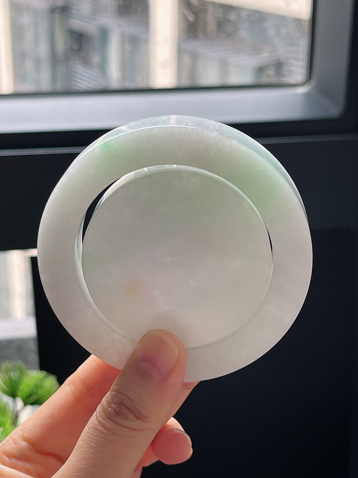翡翠镯饼，⭕️正圈最大做58，圆条最大做54；最小做53.3