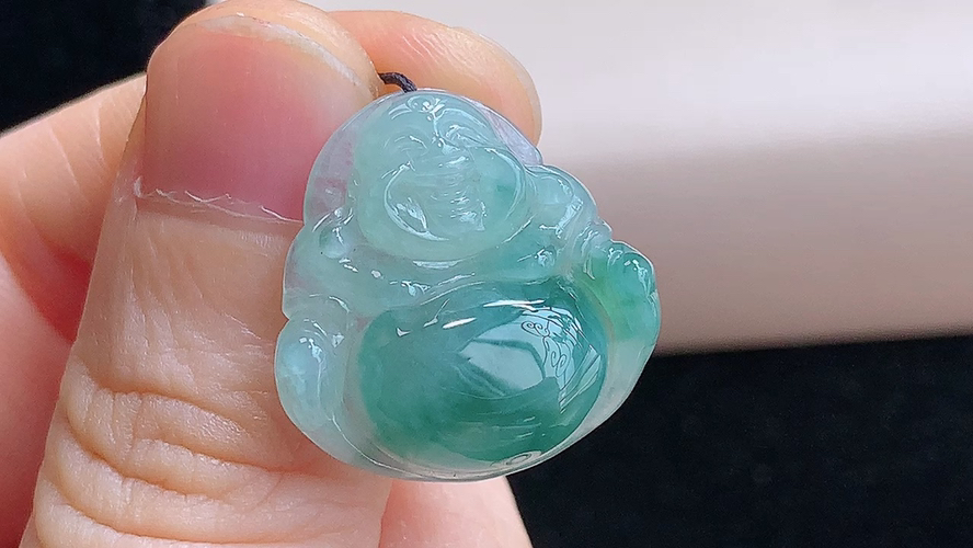 ️ 笑佛，尺寸21.4-20.9-5.7mm，包A附证书