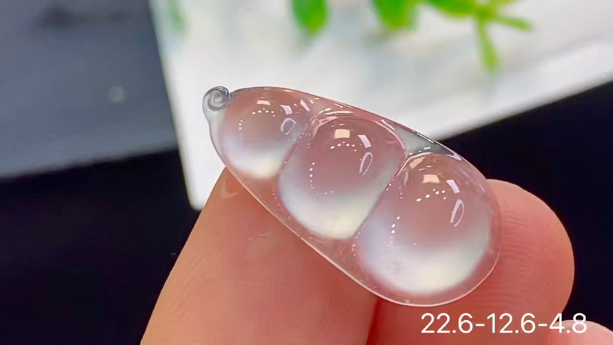 玻璃种福豆，无裂，22.6-12.6-4.8