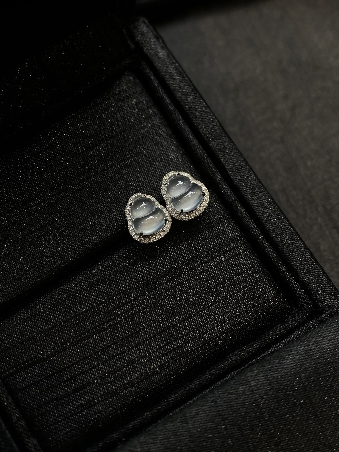 高冰葫芦耳钉·金 裸·8.1-6.8-3.1mm