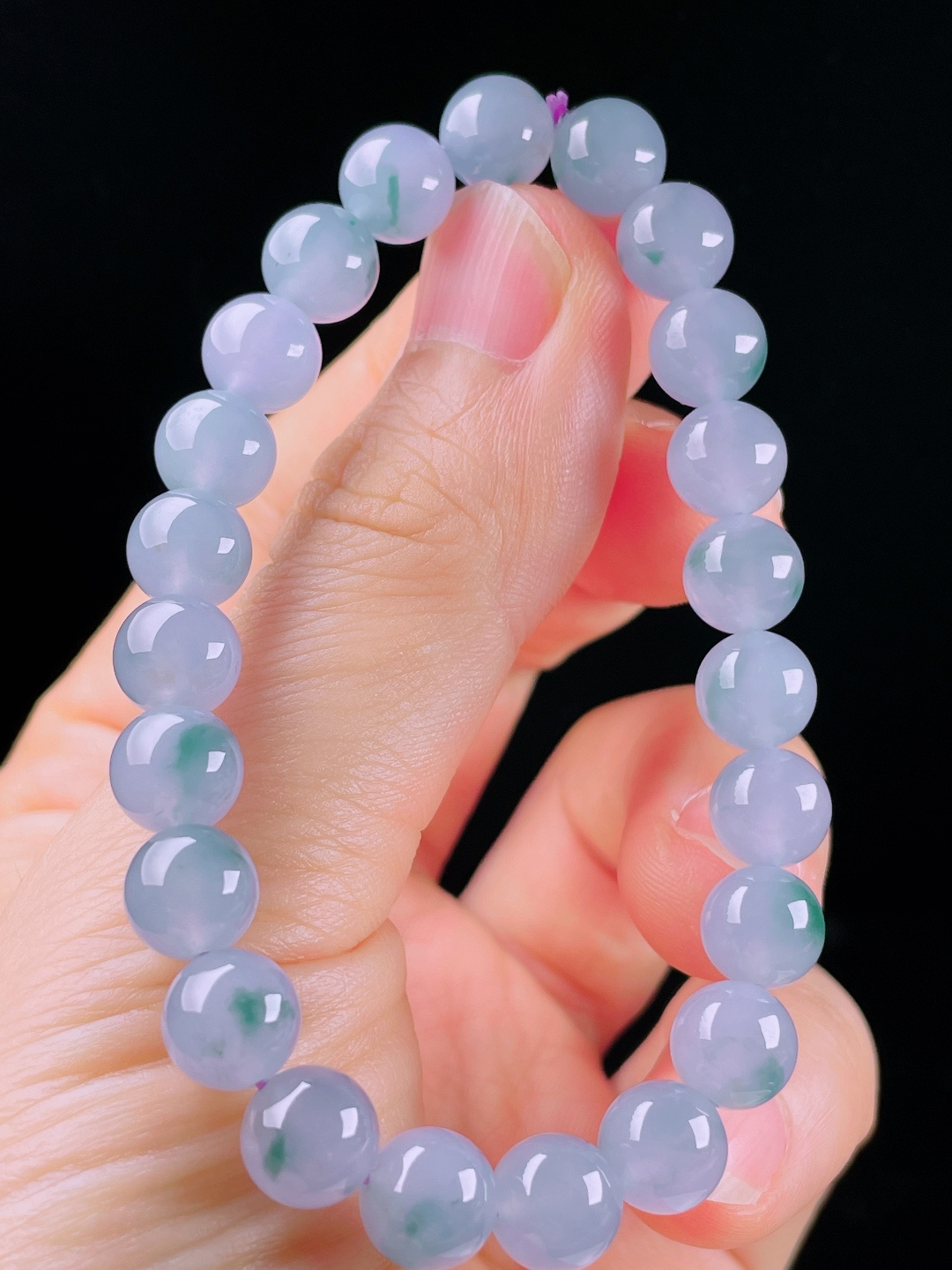 ️手串，老种起光，细底通透，尺寸：8mm0529
