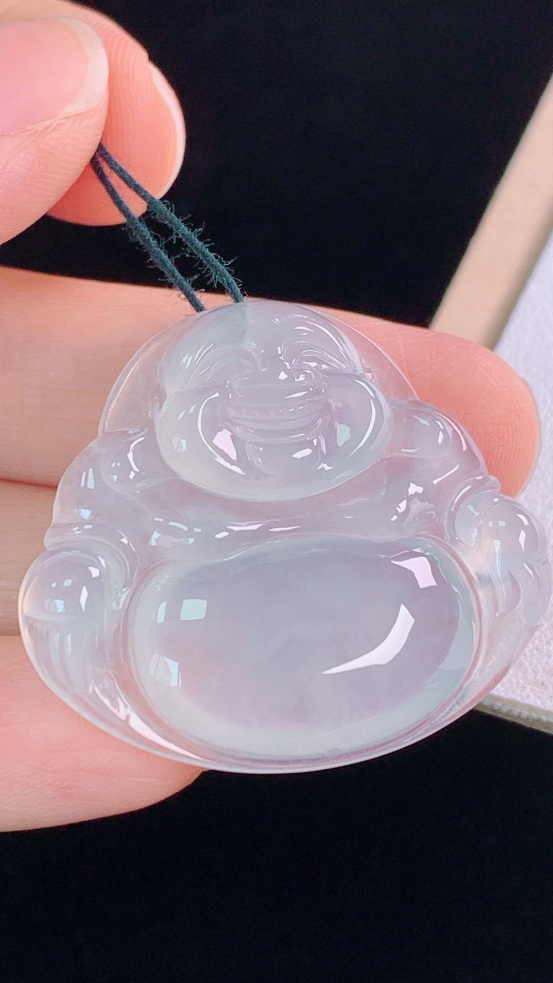 高冰佛公 种水，冰透起光， 尺寸:30.5-34.9-5.9mm 26