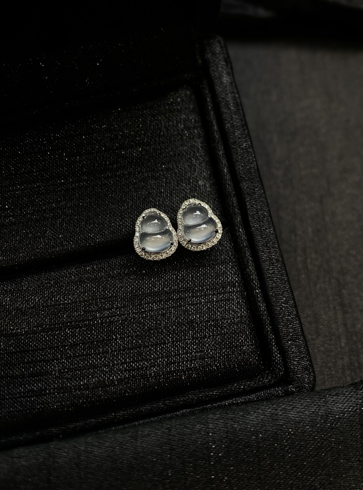 高冰葫芦耳钉·金 裸·8.1-6.8-3.1mm