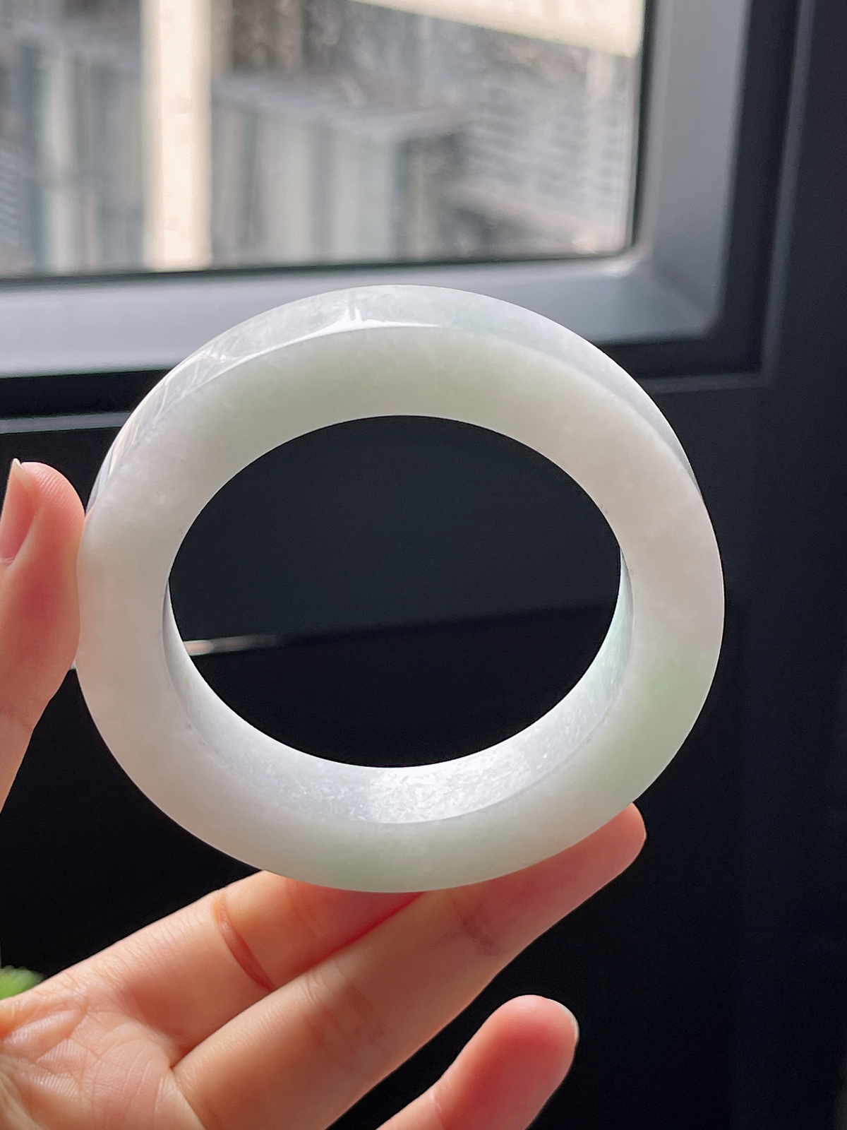 翡翠镯饼，⭕️正圈最大做58，圆条最大做54；最小做53.3
