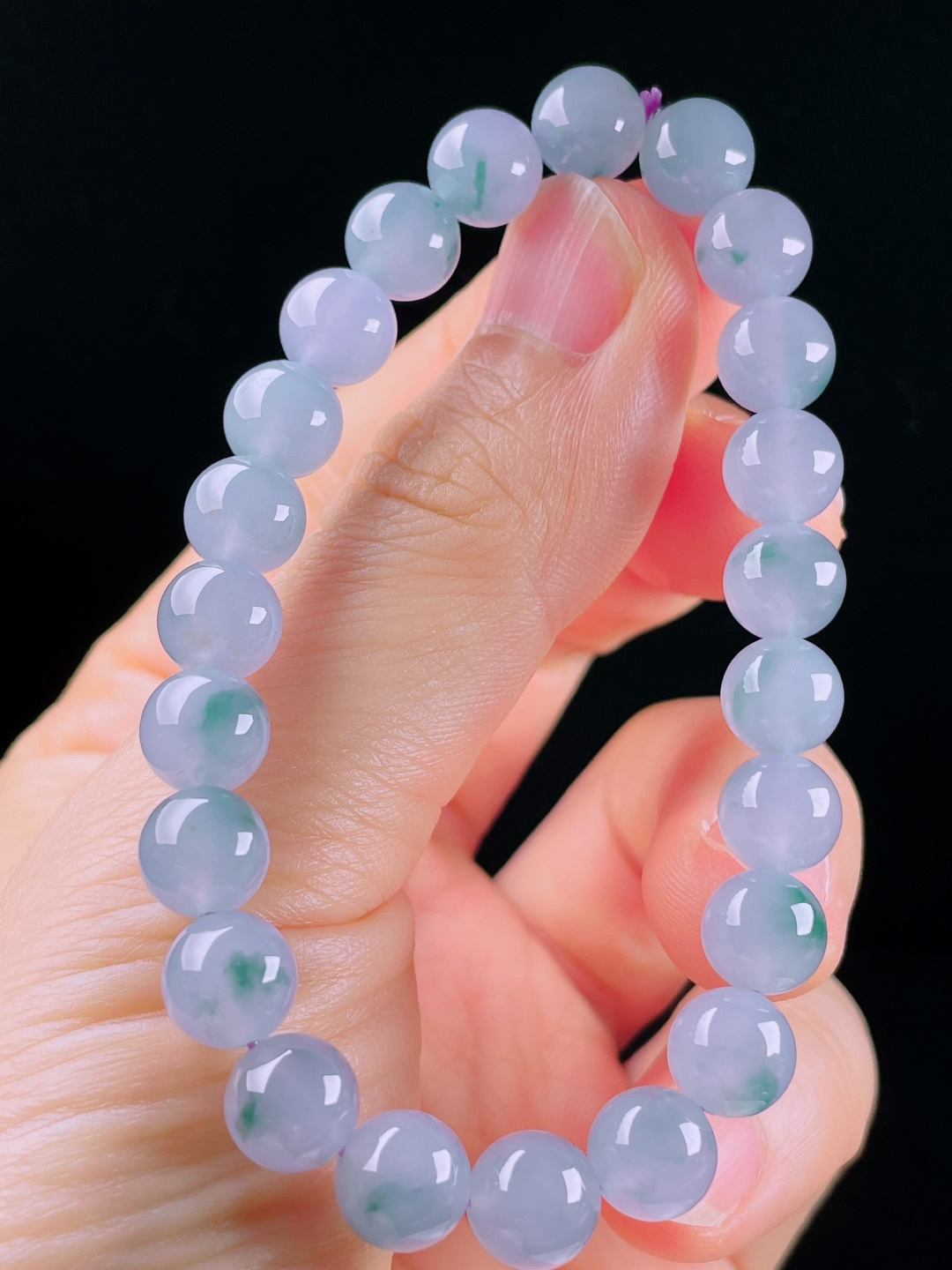 ️手串，老种起光，细底通透，尺寸：8mm0529