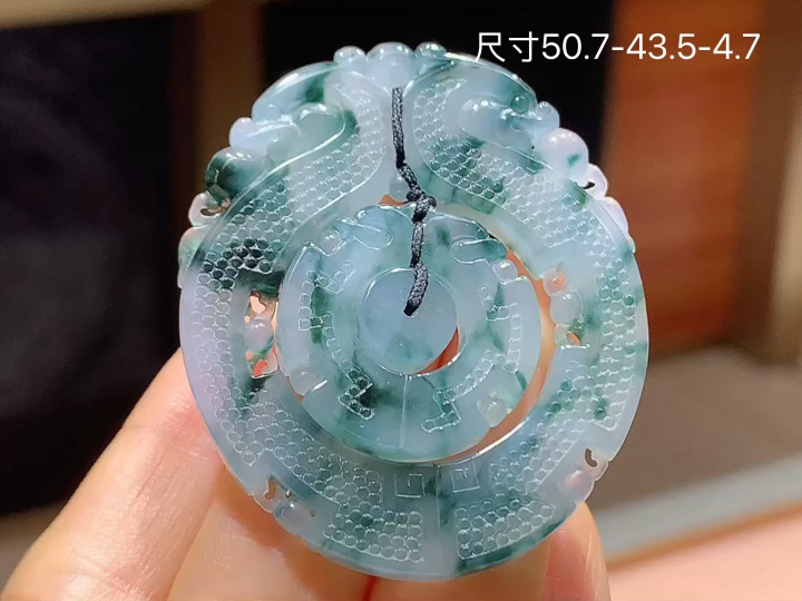 冰飘花仿古牌 老坑冰透 种老水足 水润光泽 性比高 无裂, 尺寸看图