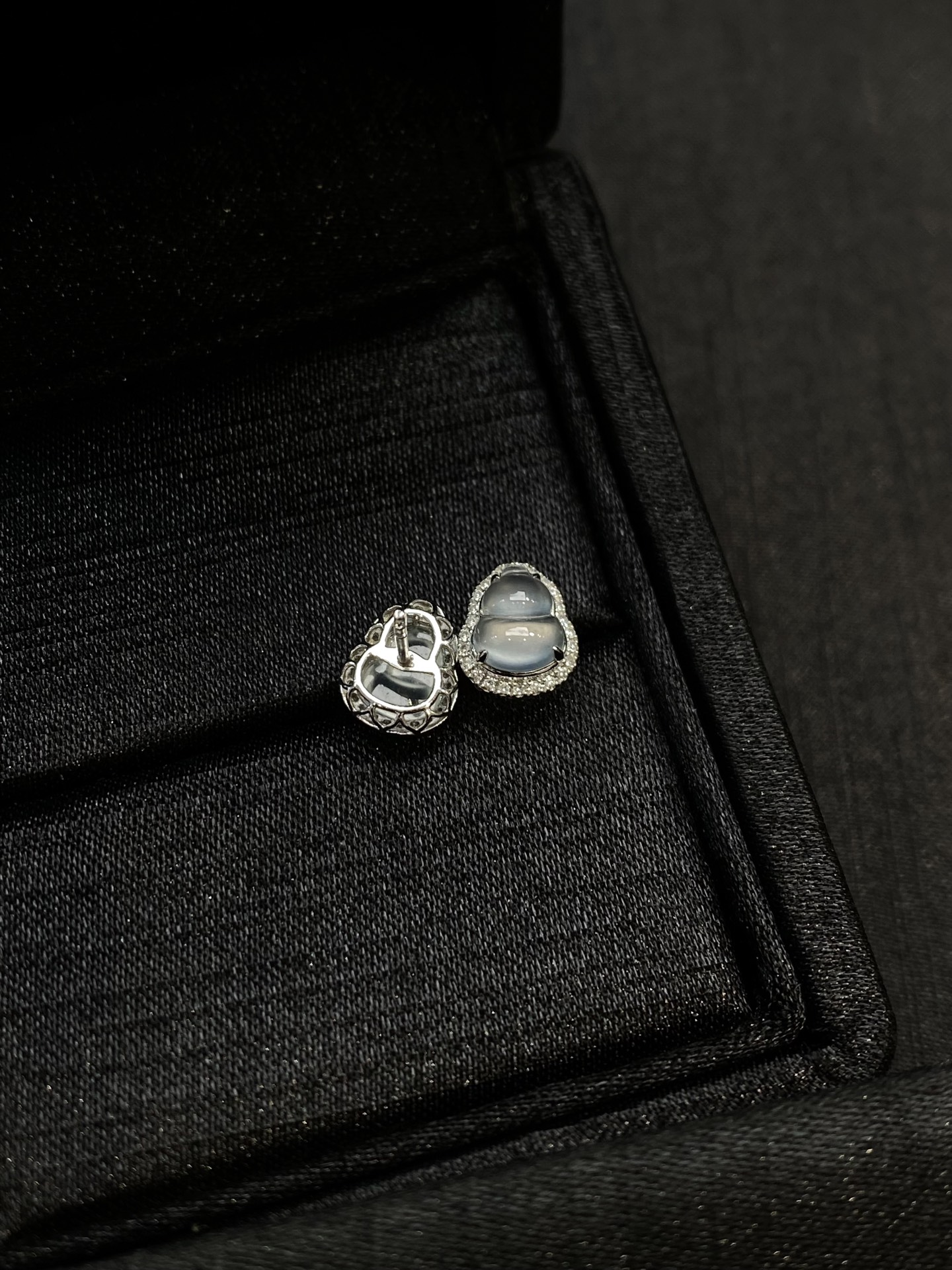 高冰葫芦耳钉·金 裸·8.1-6.8-3.1mm