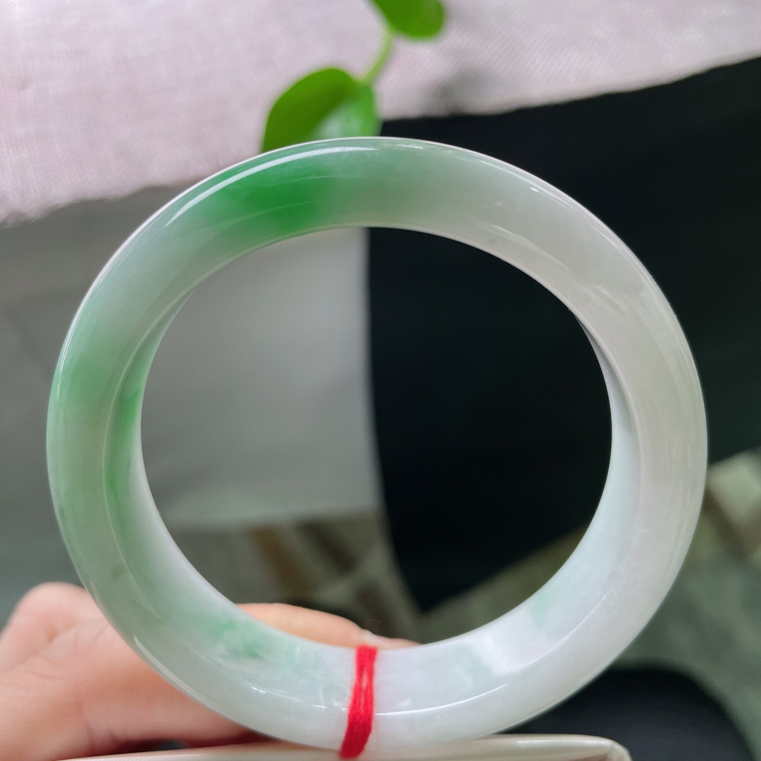 飘绿正圈，白底青，昔我往矣，杨柳依依，今我来思，雨雪霏霏，宽版，有纹，ss53394a