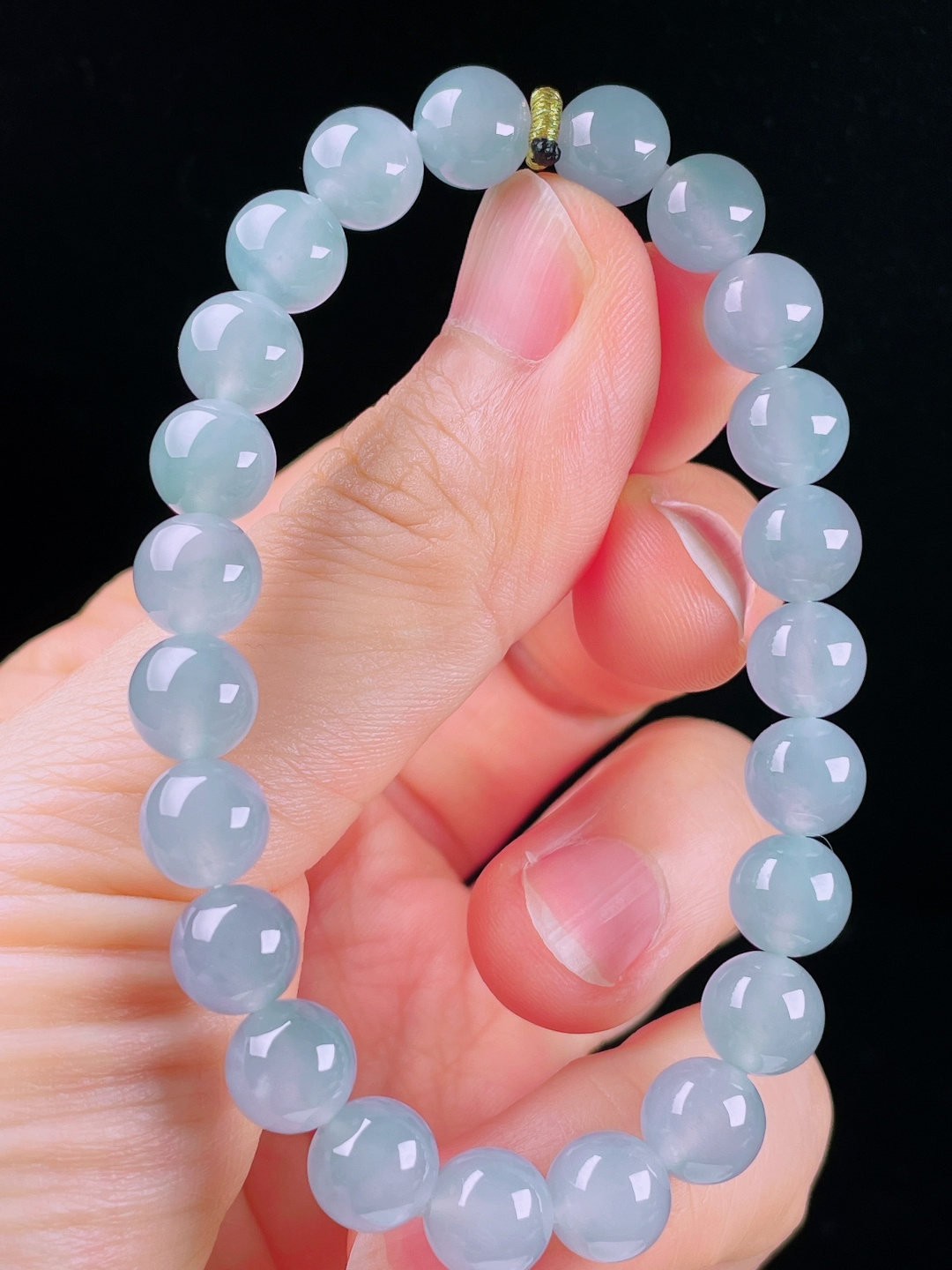 ️冰紫手串，老种起光，细底通透，尺寸：8.3mm0529
