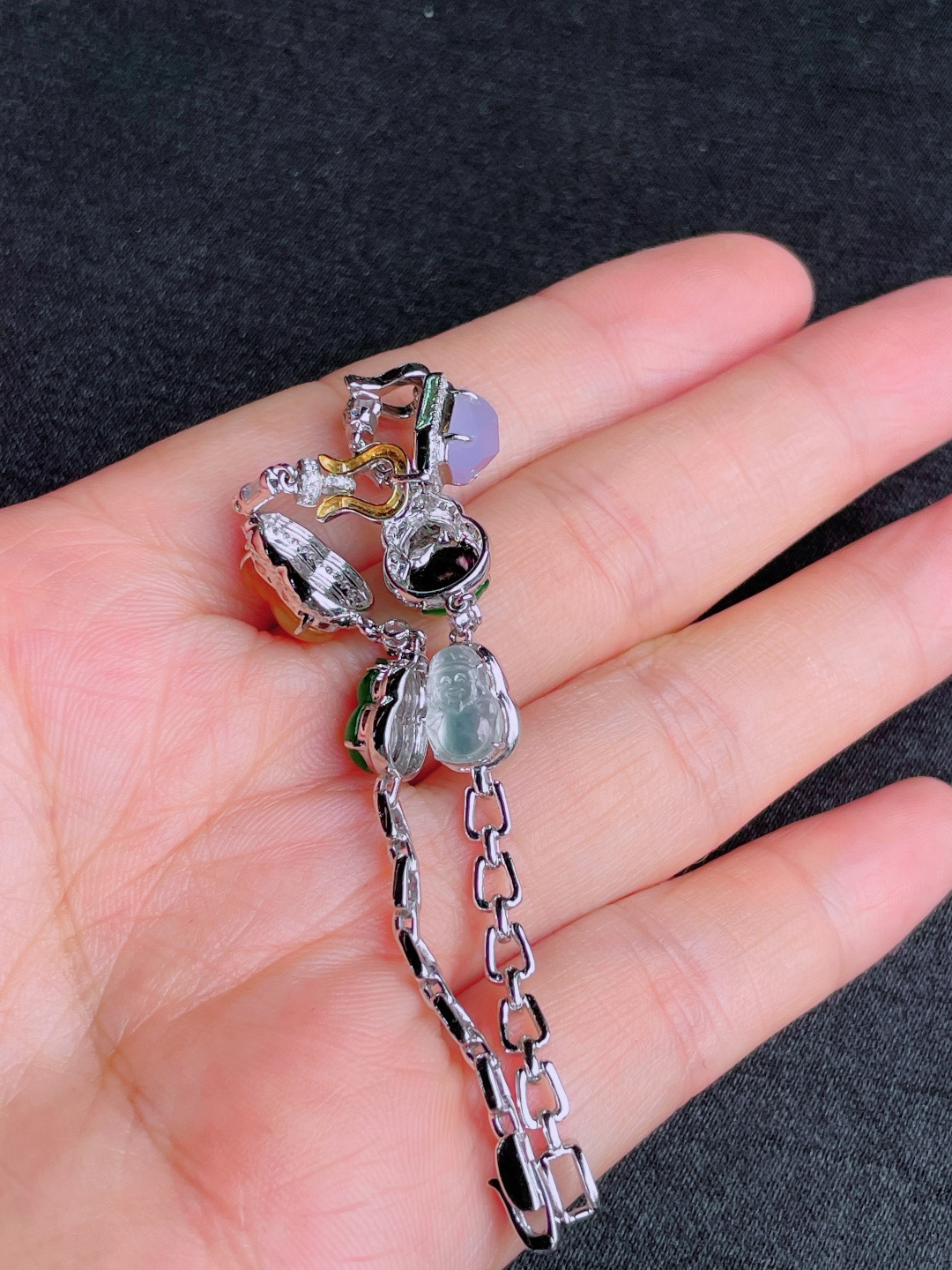 ️多宝葫芦手链，晶莹剔透，新颖时尚，8.5-6.5-4
