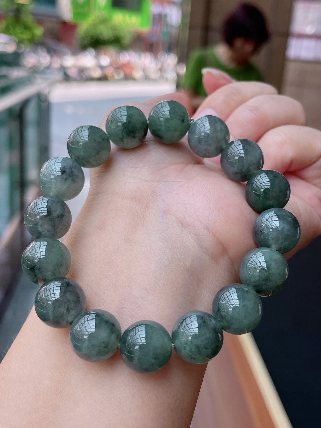 ️ 乌鸡手串 颗颗精选，珠圆玉润 尺寸：13