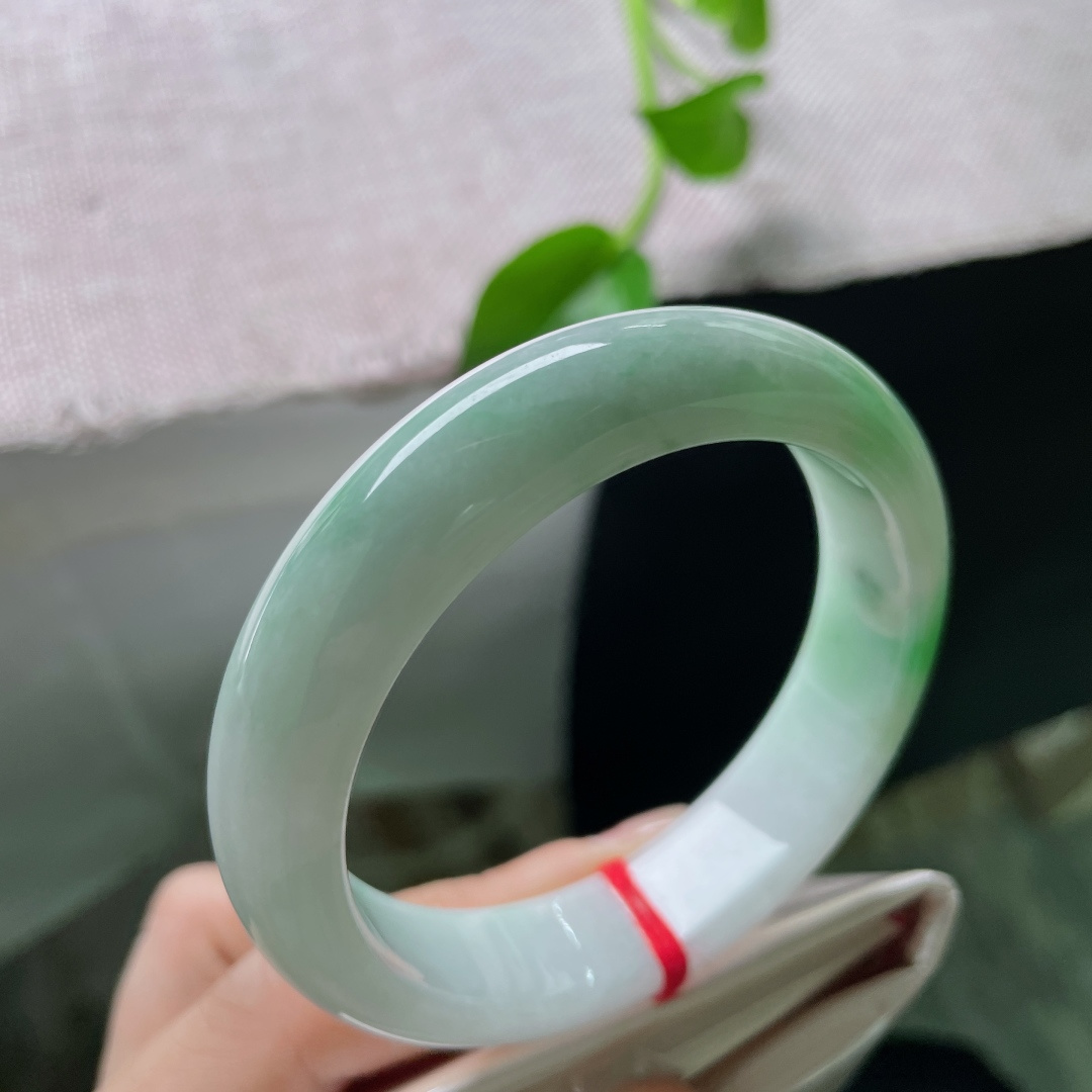 飘绿正圈，白底青，昔我往矣，杨柳依依，今我来思，雨雪霏霏，宽版，有纹，ss53394a