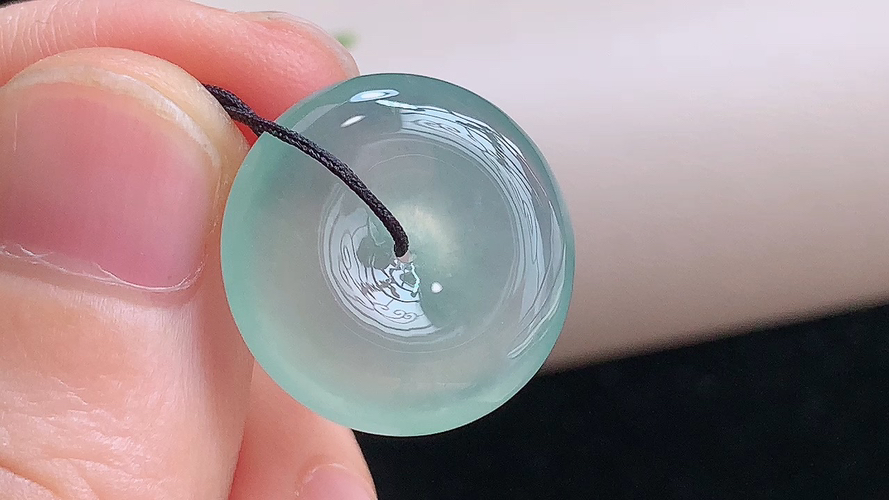 平安扣，无裂，尺寸19.0-6.1mm，包A附证书