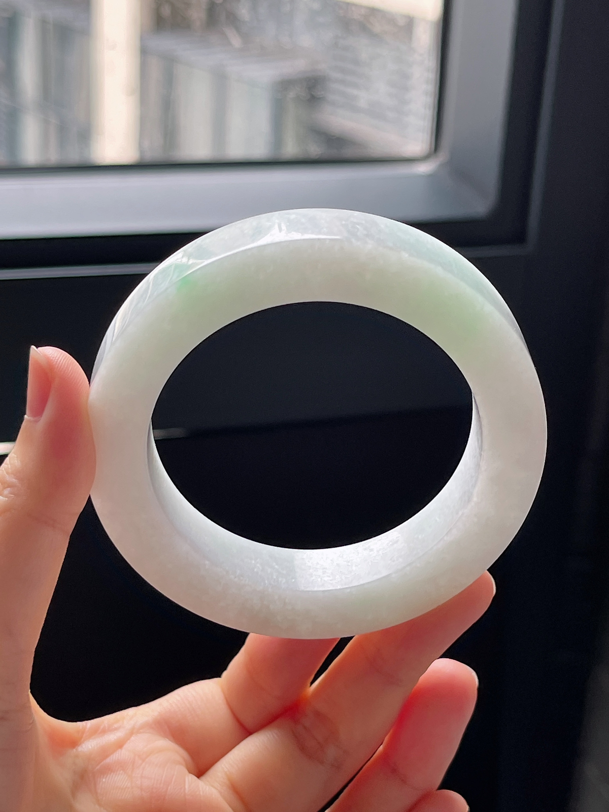 翡翠镯饼，⭕️正圈最大做58，圆条最大做54；最小做53.3