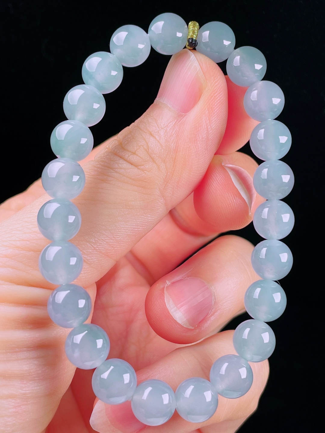 ️冰紫手串，老种起光，细底通透，尺寸：8.3mm0529
