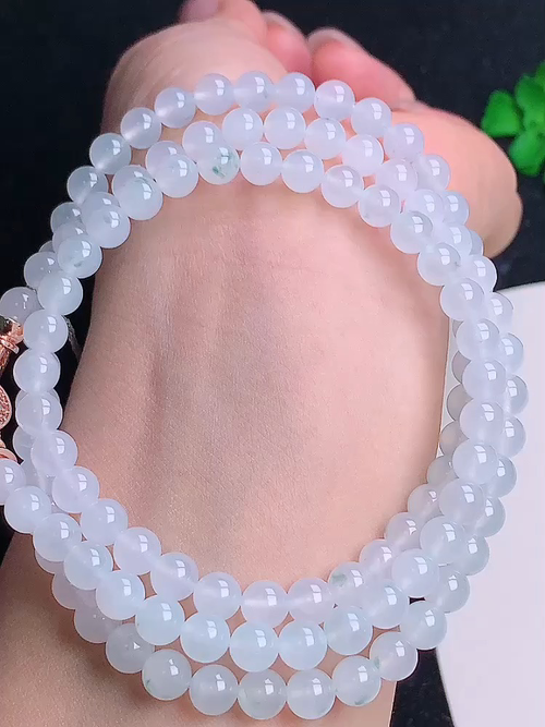  冰种转运珠链，尺寸：6.0mm，颗数：108，№;y28230   27