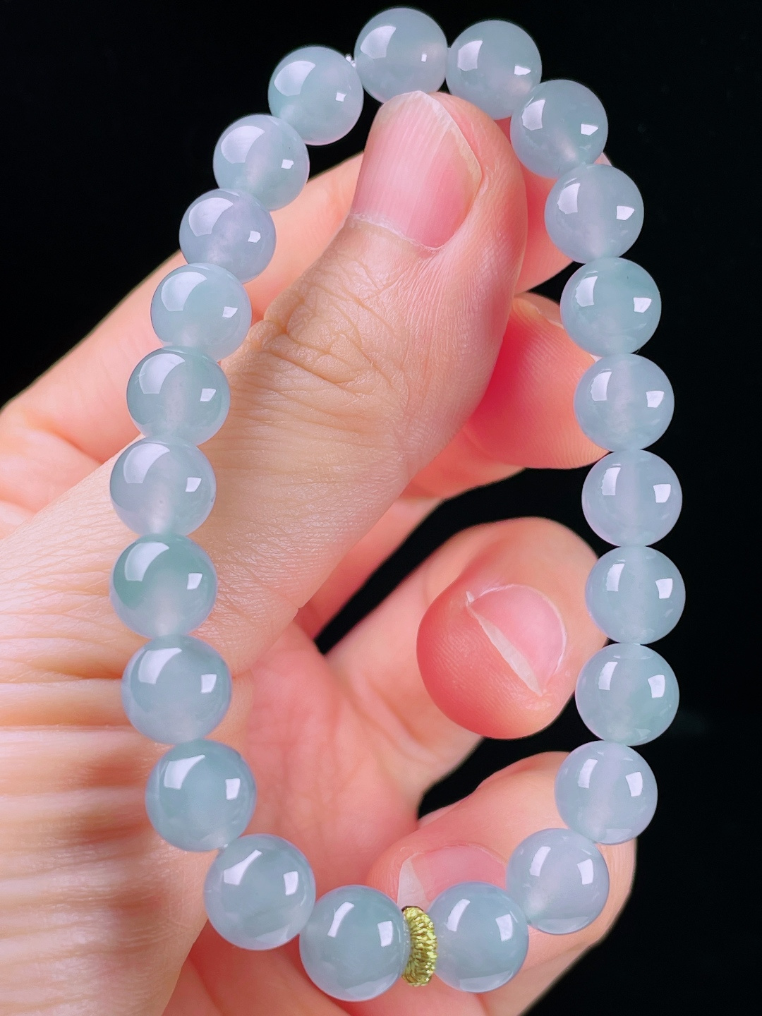 ️冰紫手串，老种起光，细底通透，尺寸：8.3mm0529