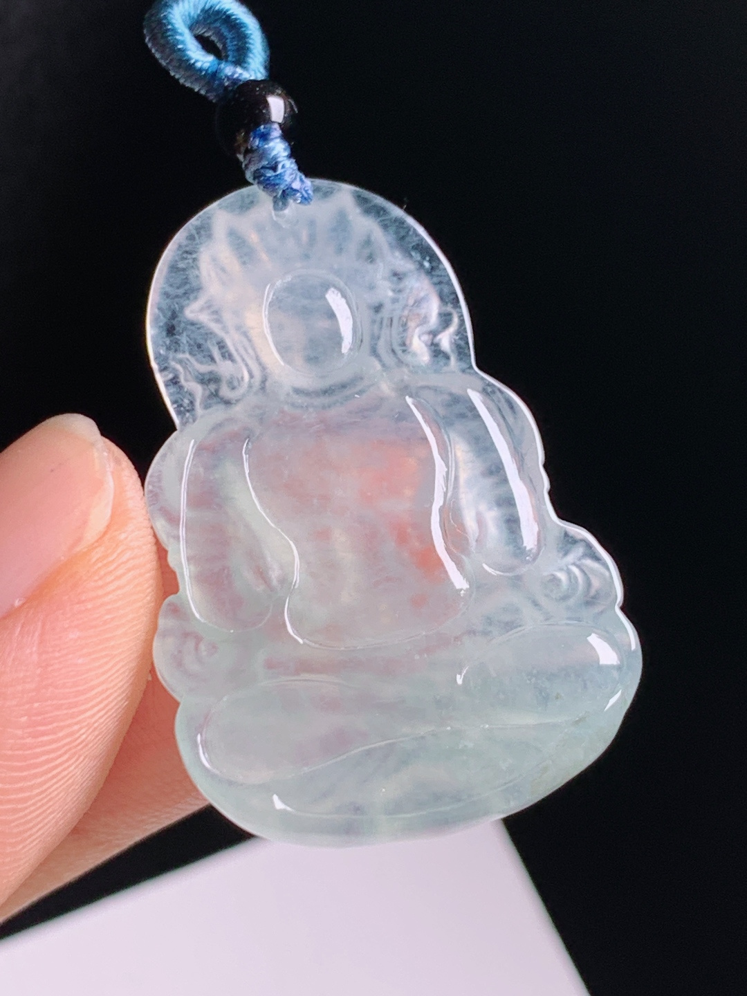 冰种挂件，通透起莹，庇佑安康顺遂无忧