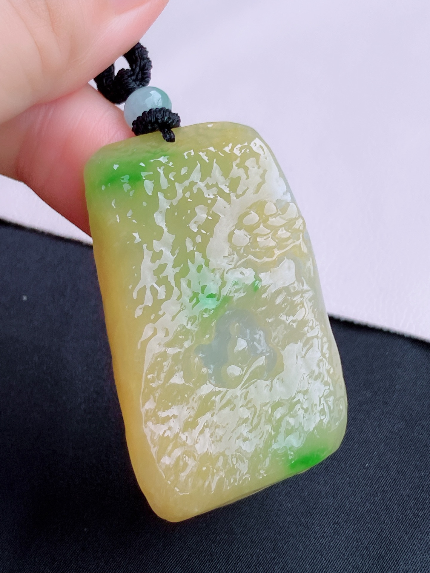 三彩悟道，意境美，尺寸51/31/9.8/自然光实拍