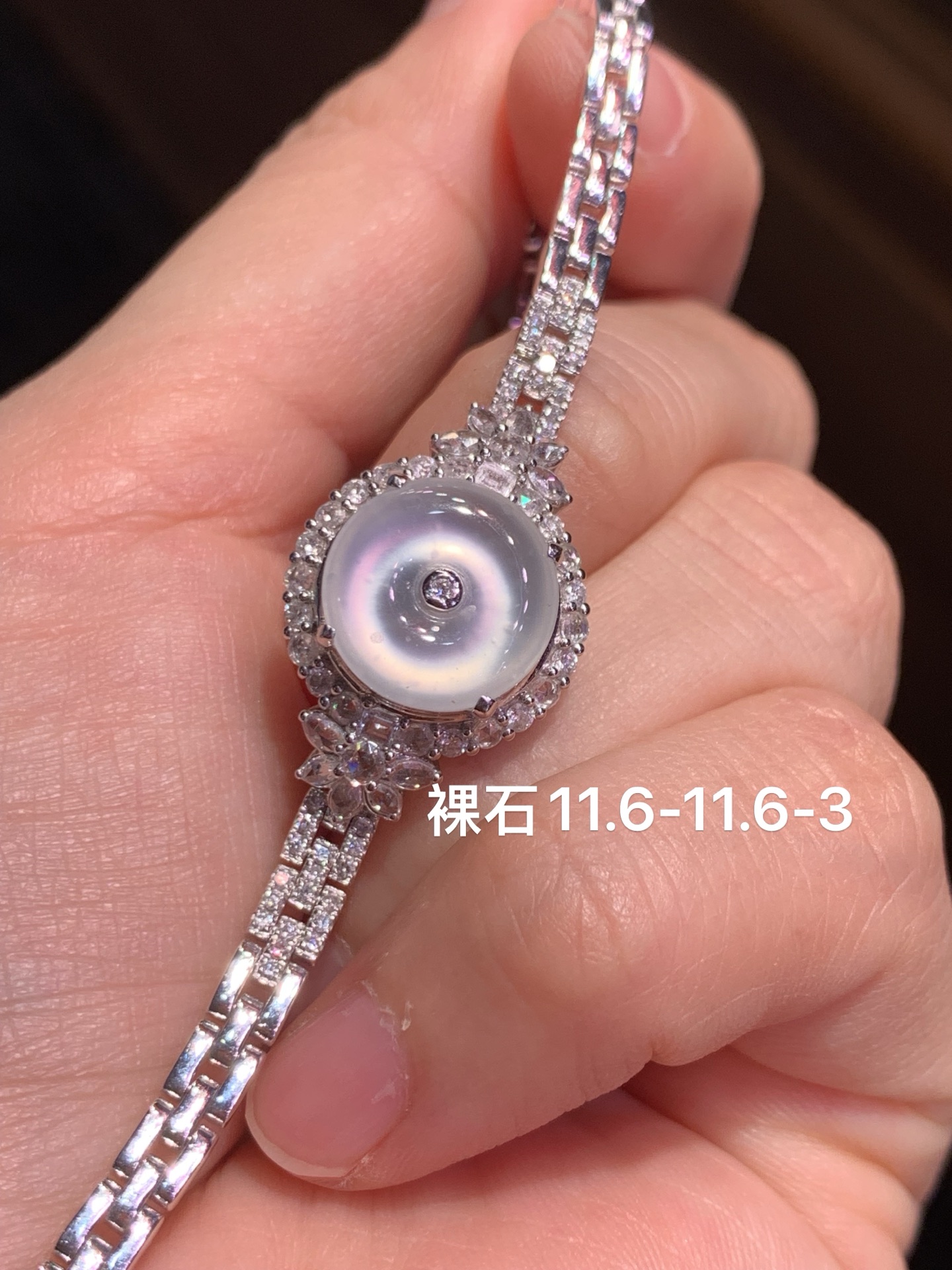 ️ 玻璃种起光平安扣手链 超值推荐，11.6-11.6-3