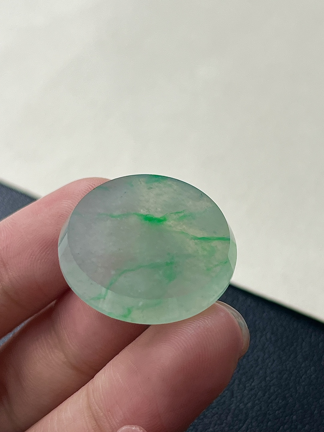 ️【平钱】飘花灵动，种老细腻形体佳尺寸：24.9*3.9 ,b5530