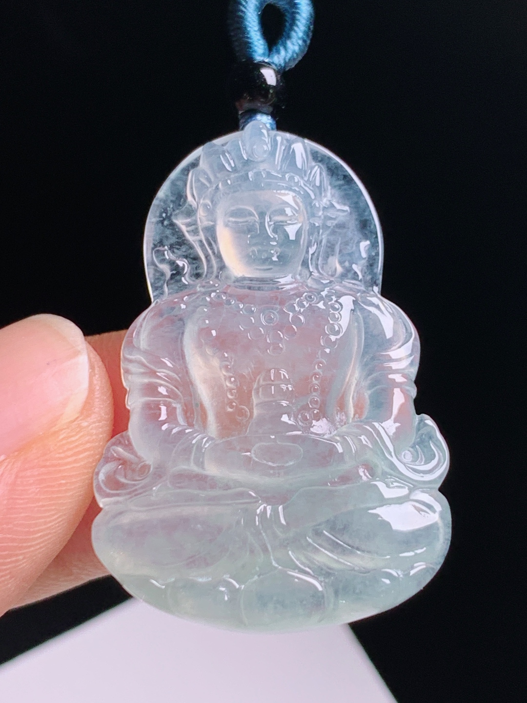 冰种挂件，通透起莹，庇佑安康顺遂无忧
