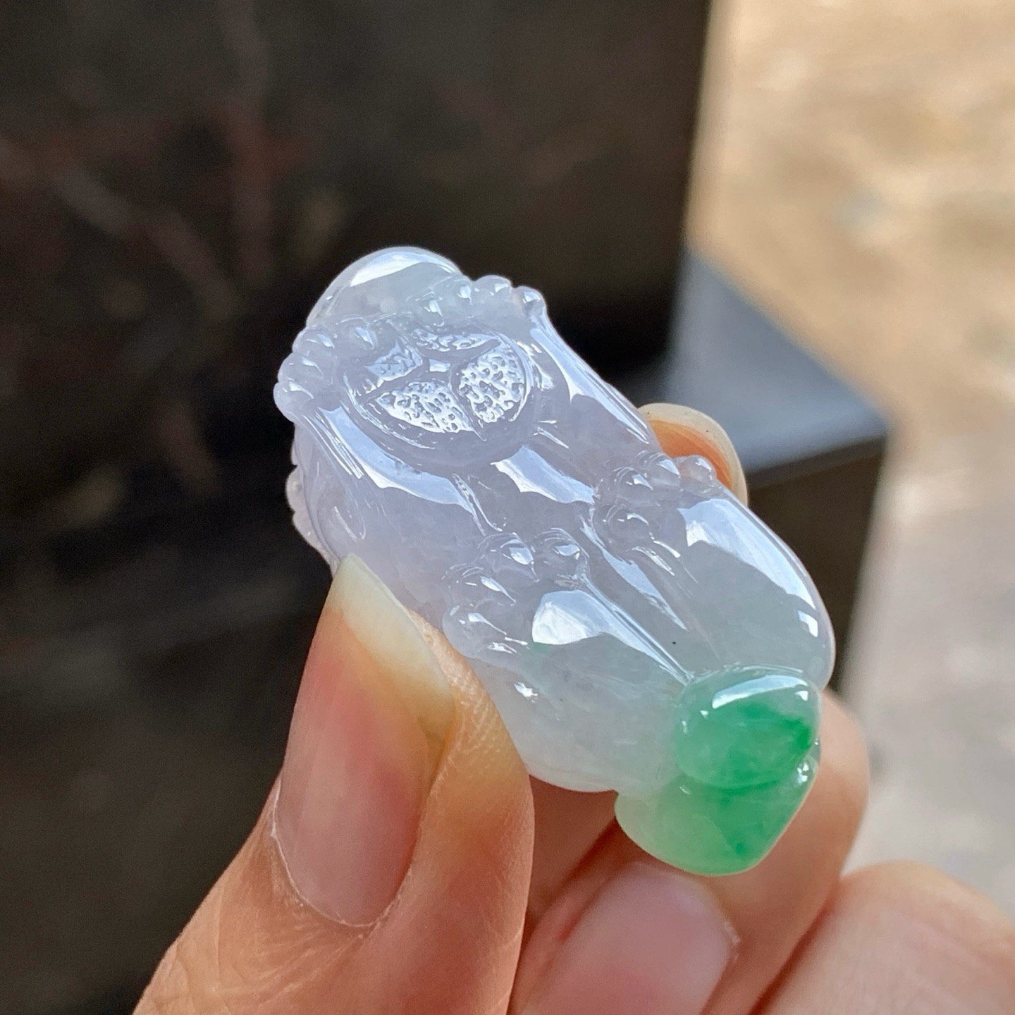 春带彩貔貅^_^玉质温润