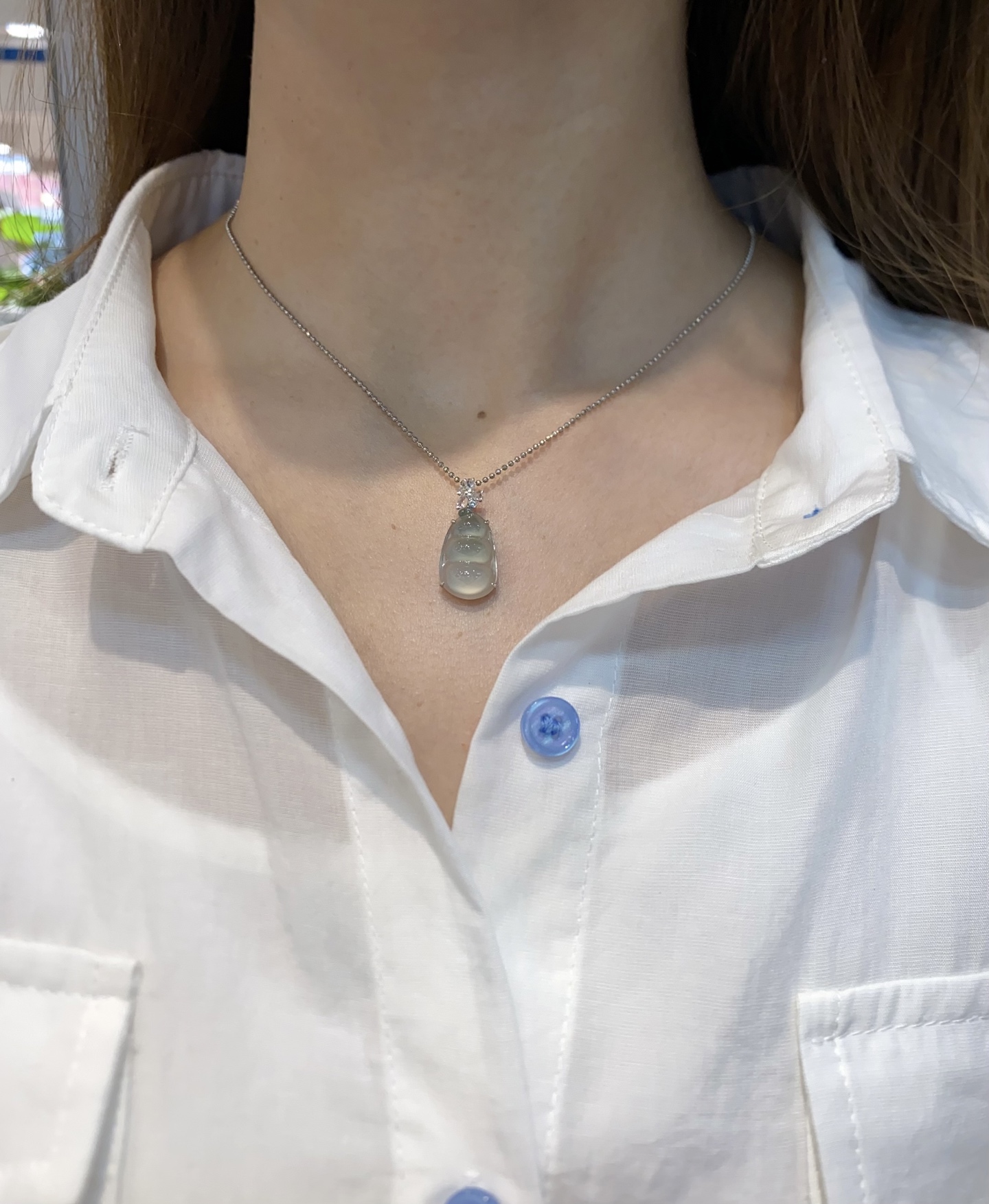福豆吊坠·金 整·25.4-12-7.3mm 裸·18.3-12-4.8mm