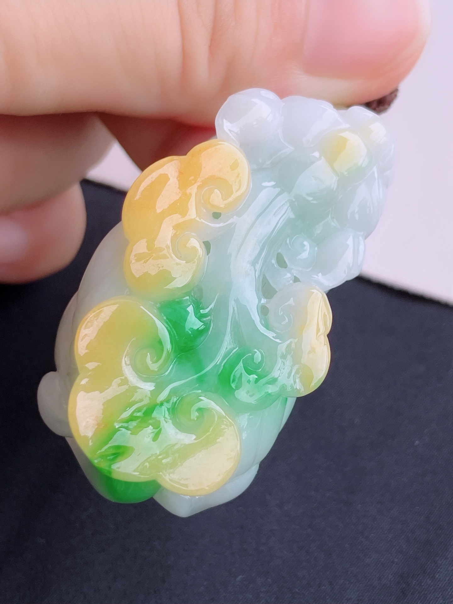 三彩貔貅，饱满大气，尺寸47/27/16.8/自然光实拍