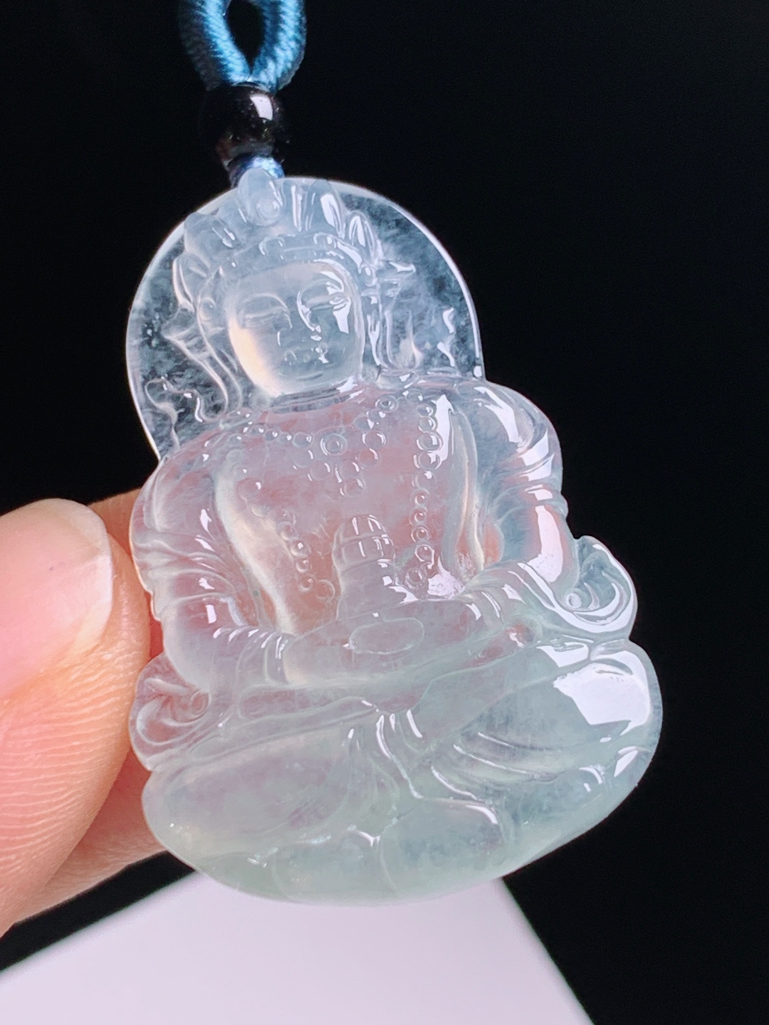 冰种挂件，通透起莹，庇佑安康顺遂无忧