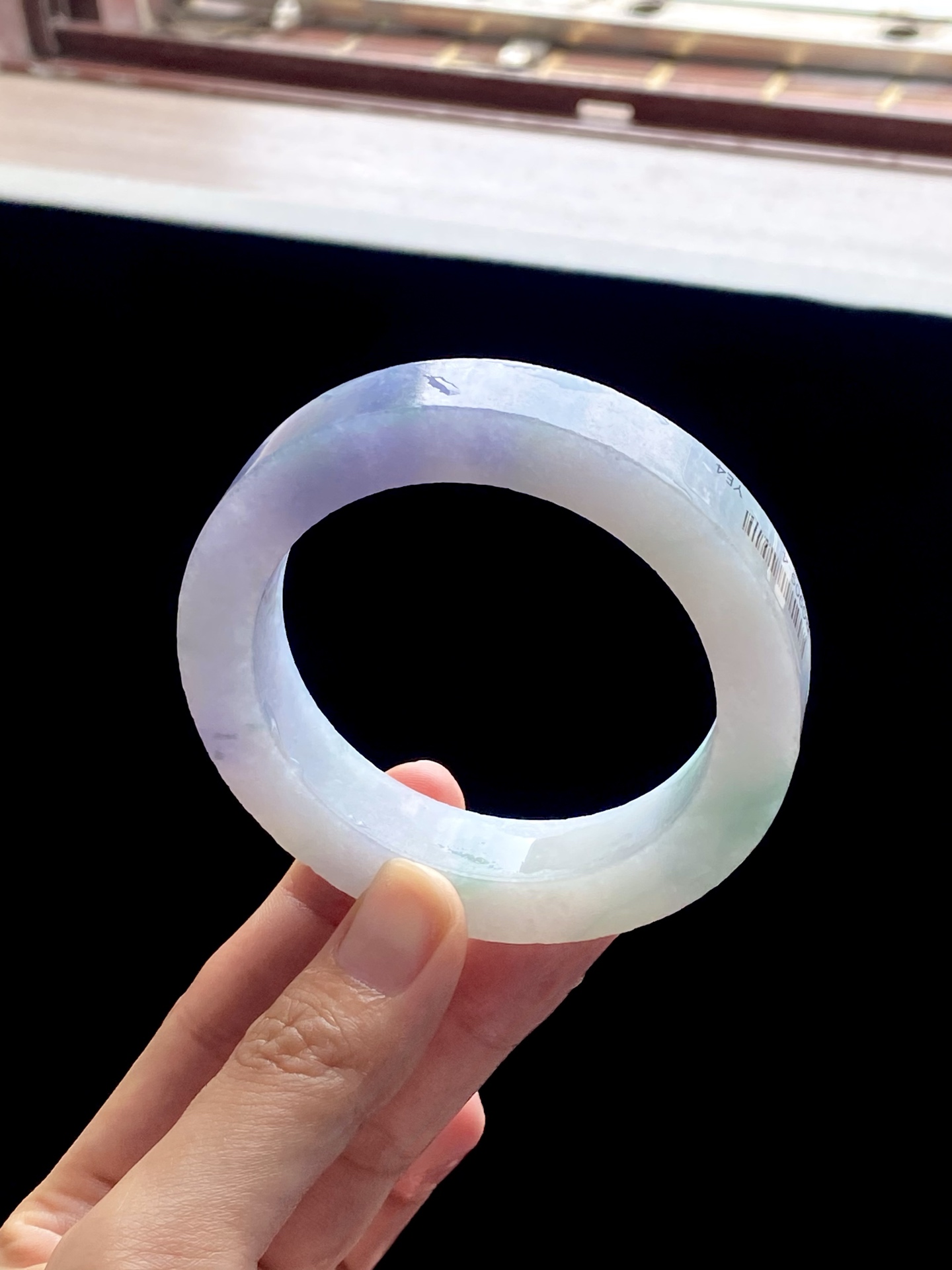 大圈口春彩镯胚 B0909-4 ⭕️78-58-13-10 可做58～62正圈