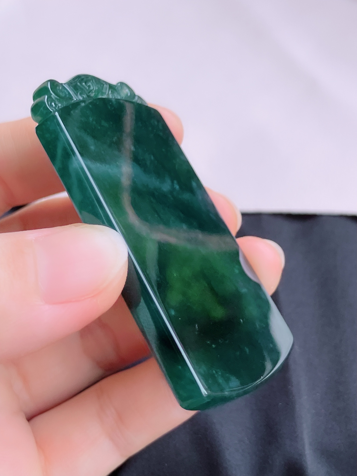 ️冰蓝水平安牌，晶莹剔透，尺寸66.5/38/5.7/自然光实拍