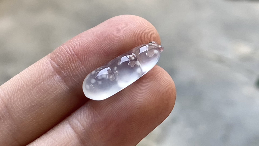 玻璃钢雪花棉福豆 18.8*6.5*4 完整