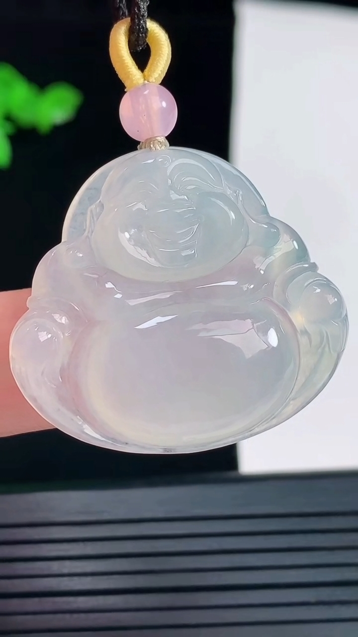 天然A货翡翠佛公吊坠，尺寸30-34.5-5.2重量:8.88g
6月2日