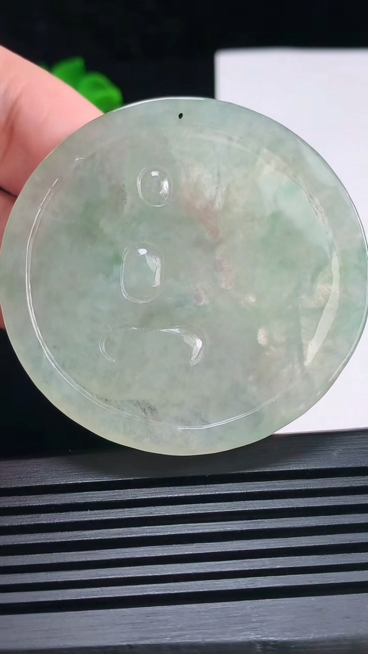 天然A货翡翠普贤菩萨吊坠，尺寸53.5-5.5 重:26.36g  h396
6月29日