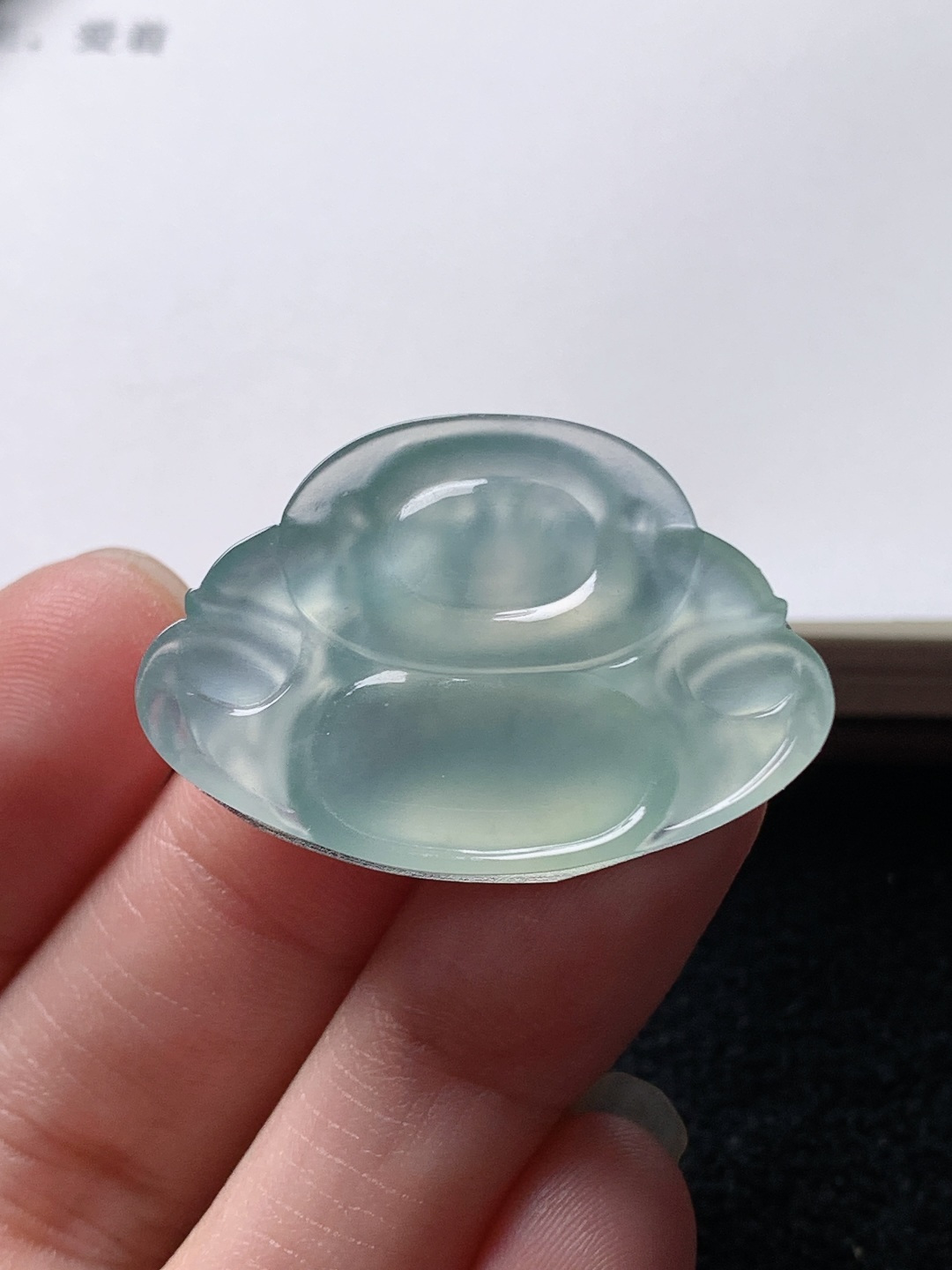 晴水坐佛，水润种老 0531 尺寸31.8*21.3*5