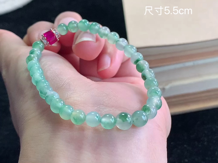 冰飘花手链 , 尺寸，5.5