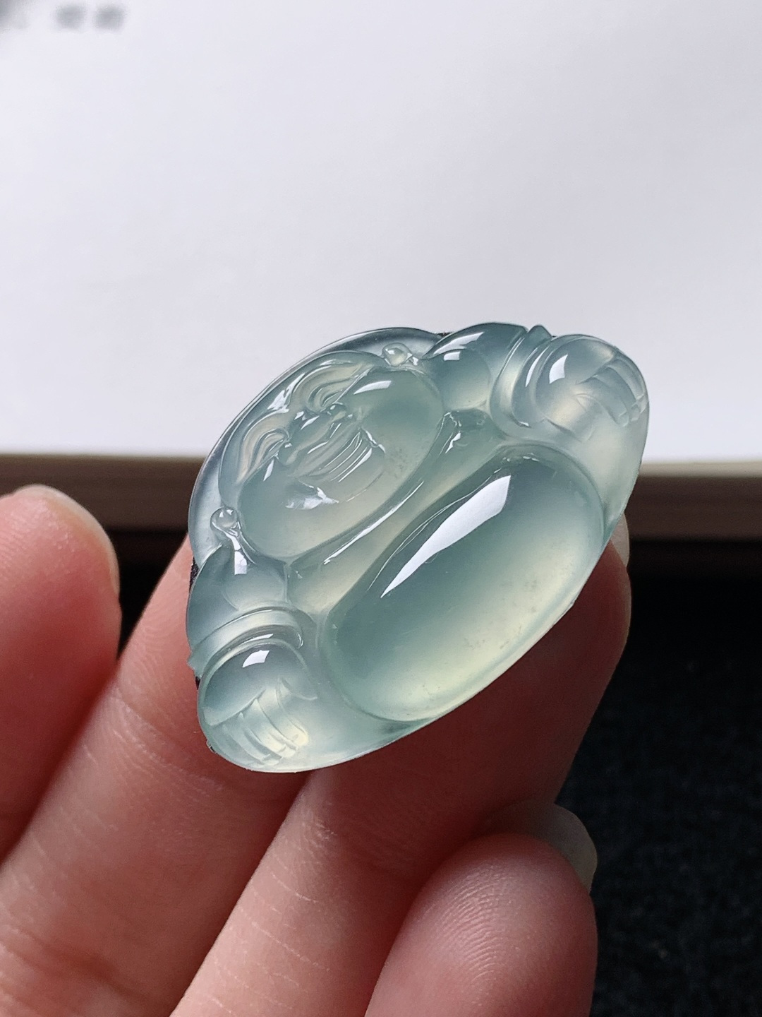 晴水坐佛，水润种老 0531 尺寸31.8*21.3*5
