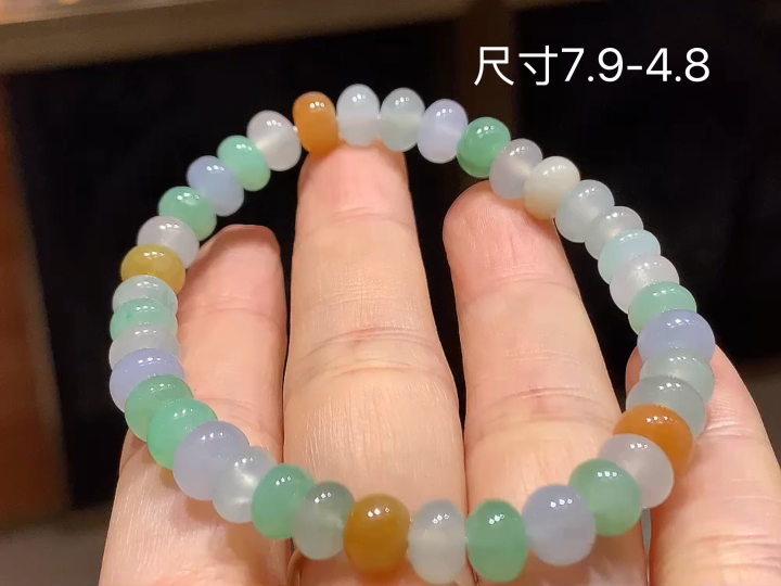️多彩手串 ,尺寸，7.9-4.8