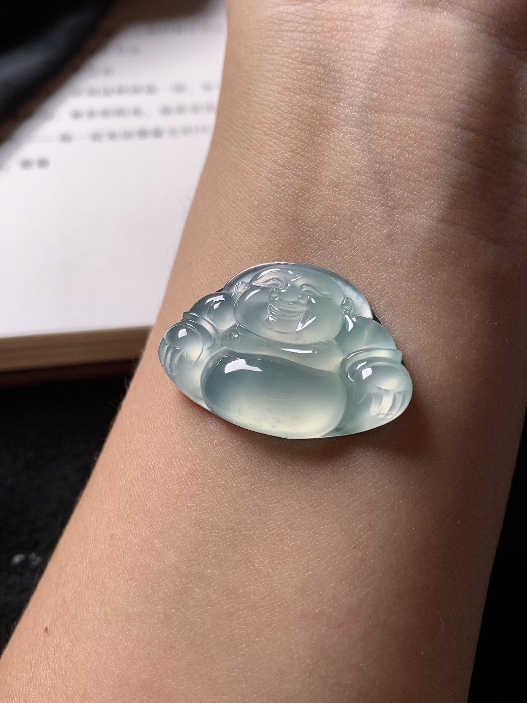 晴水坐佛，水润种老 0531 尺寸31.8*21.3*5