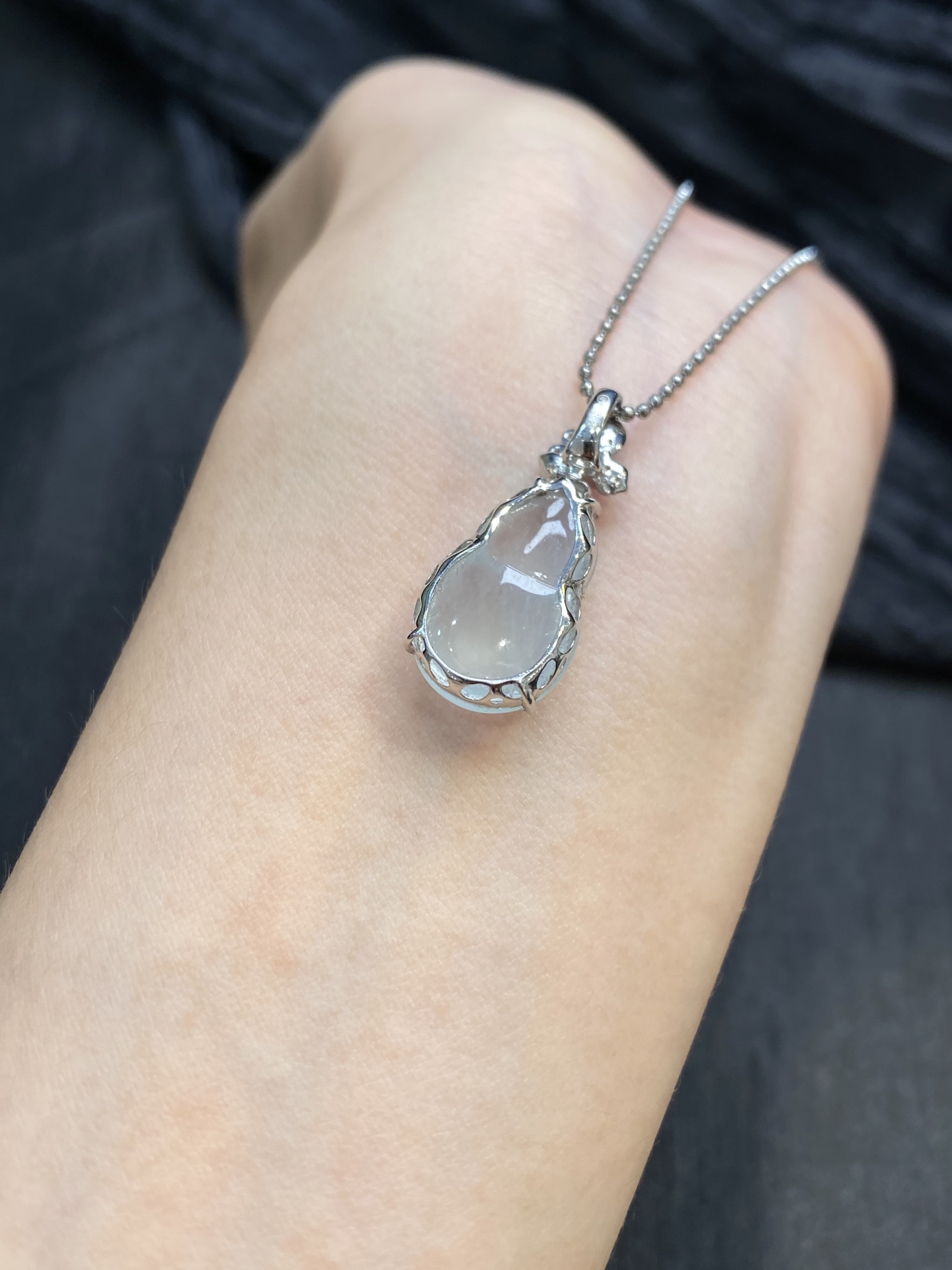 高冰葫芦吊坠·金 整·26.1-12.2-6.6mm 裸·18.5-12.2-4mm