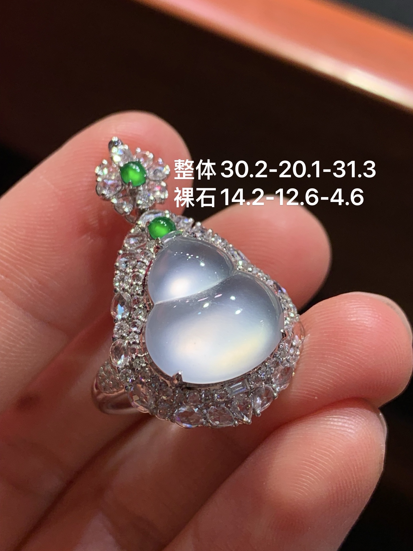 ️ 起光葫芦戒指