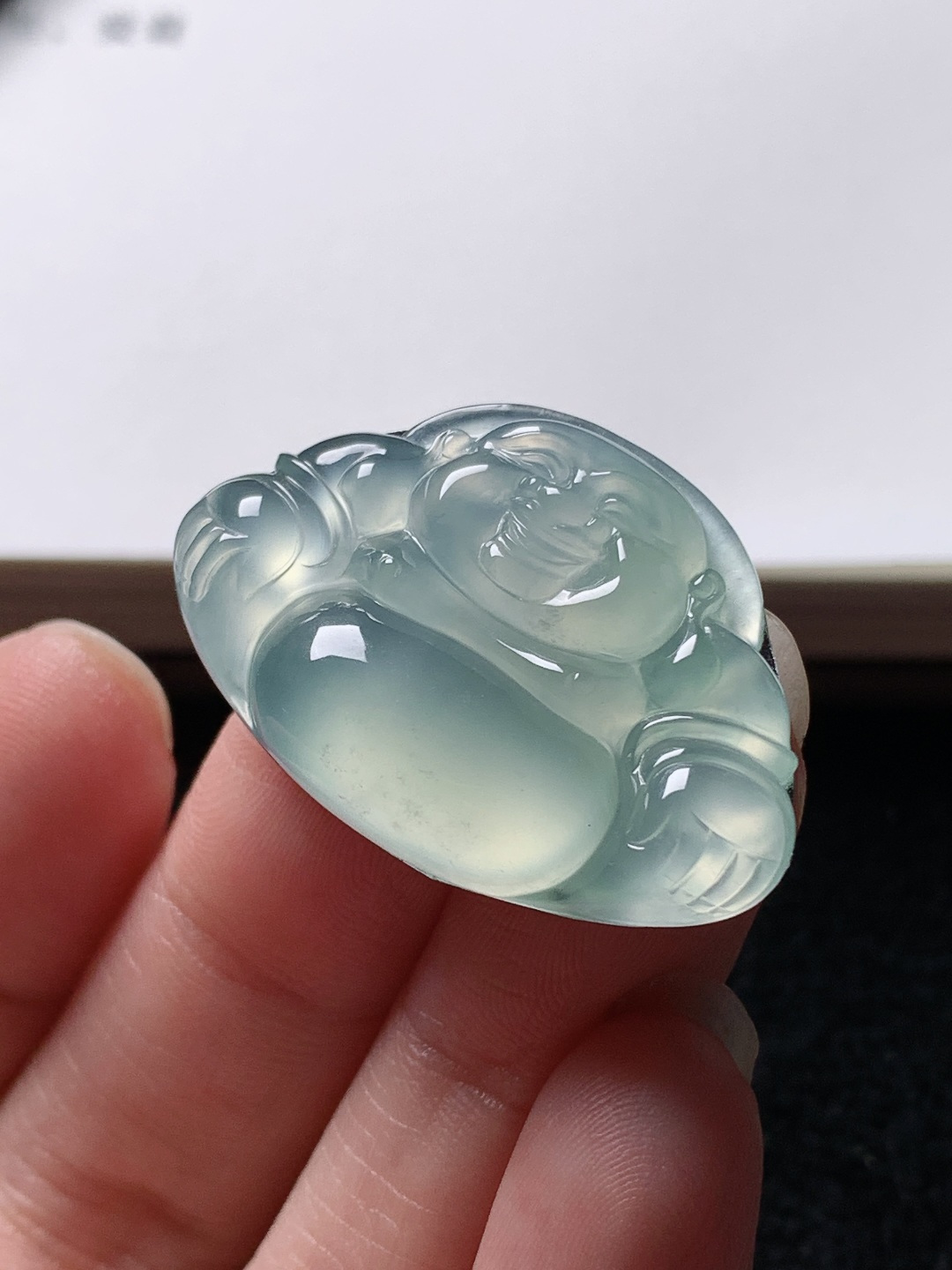 晴水坐佛，水润种老 0531 尺寸31.8*21.3*5