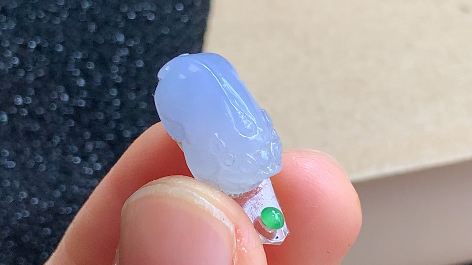 ️ 招财貔貅，无裂，尺寸16.0-10.2-6.7mm，包A附证书