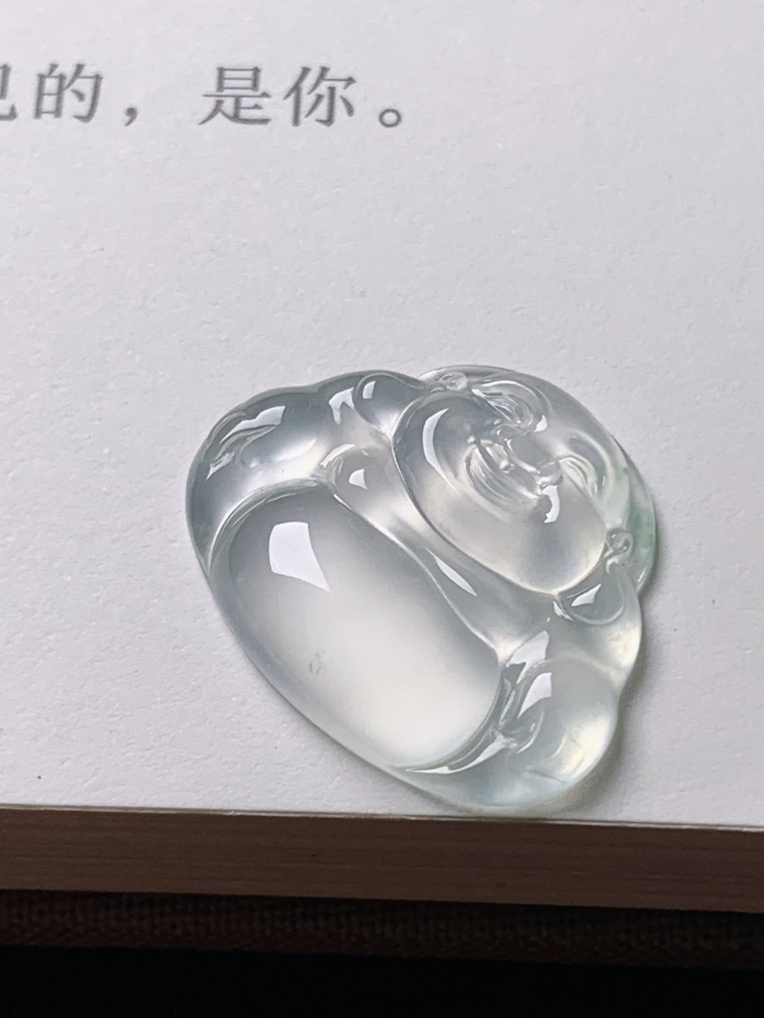 ️玻璃种坐佛，水润种老 0601 尺寸20.3*16.5*3.3