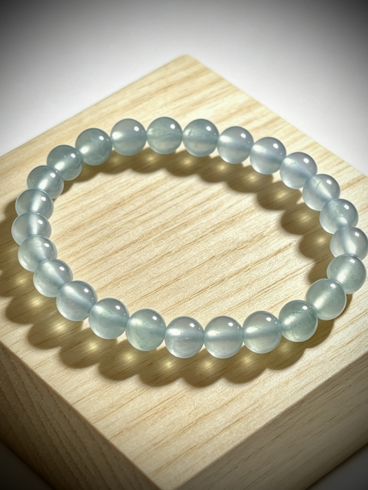 冰种手链手串，直径约7.2mm，28粒，